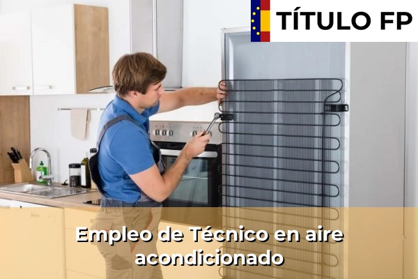Empleos en Instalaciones Frigoríficas y de Climatización 8 Empleo de Técnico en aire acondicionado