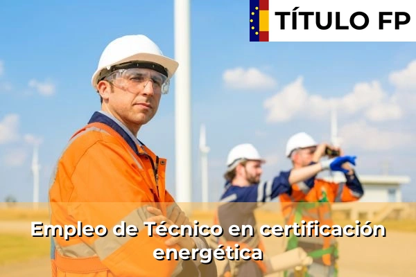 Empleo de Auditor energético 305 Empleo de Técnico en certificación energética