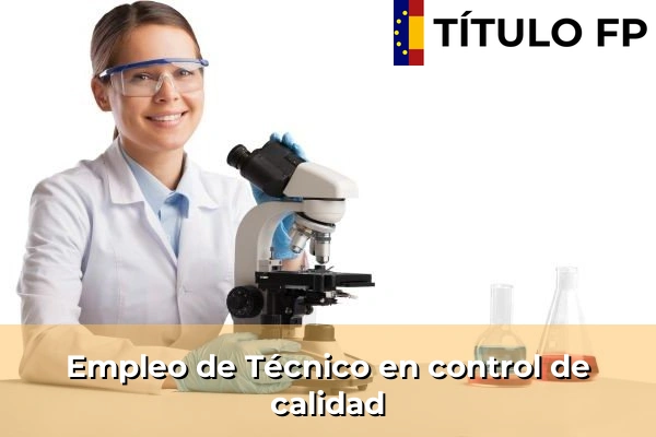 Empleo de Analista de laboratorio industrial 305 Empleo de Técnico en control de calidad