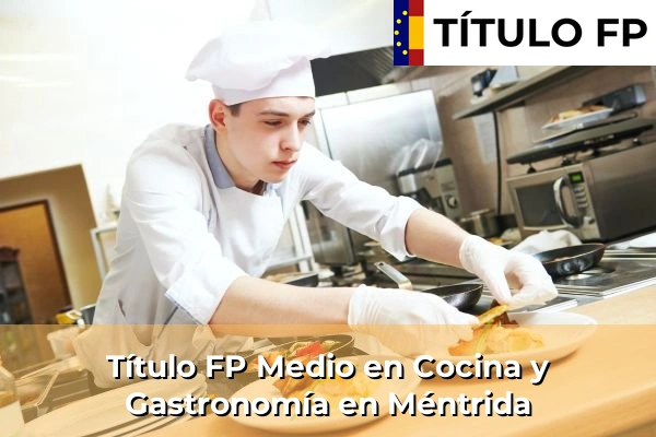 Título FP Medio en Cocina y Gastronomía en Méntrida