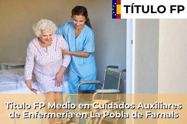 Título FP Medio en Cuidados Auxiliares de Enfermería en La Pobla de Farnals