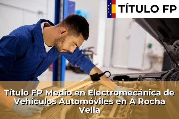 Título FP Medio en Electromecánica de Vehículos Automóviles en A Rocha Vella