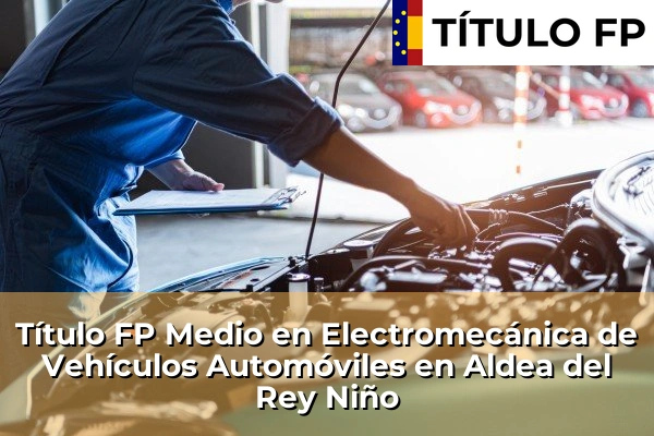 Título FP Medio en Electromecánica de Vehículos Automóviles en Aldea del Rey Niño