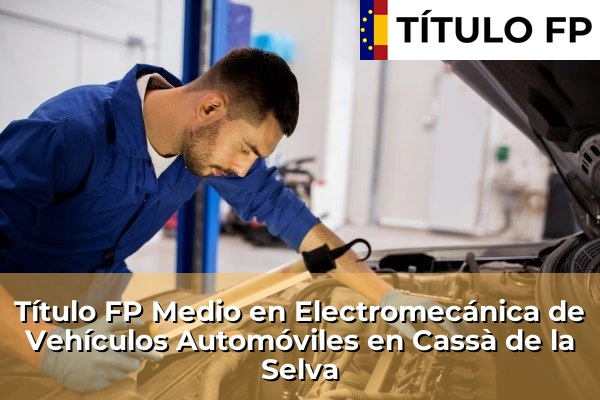 Título FP Medio en Electromecánica de Vehículos Automóviles en Cassà de la Selva