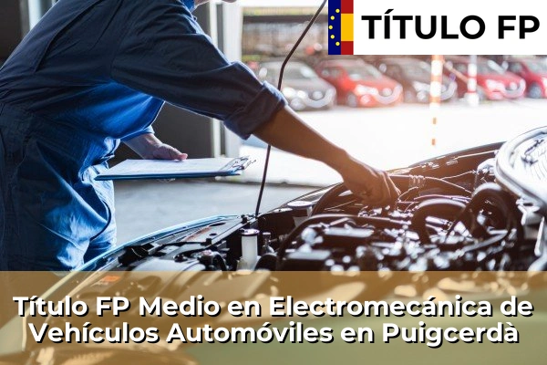 Título FP Medio en Electromecánica de Vehículos Automóviles en Puigcerdà