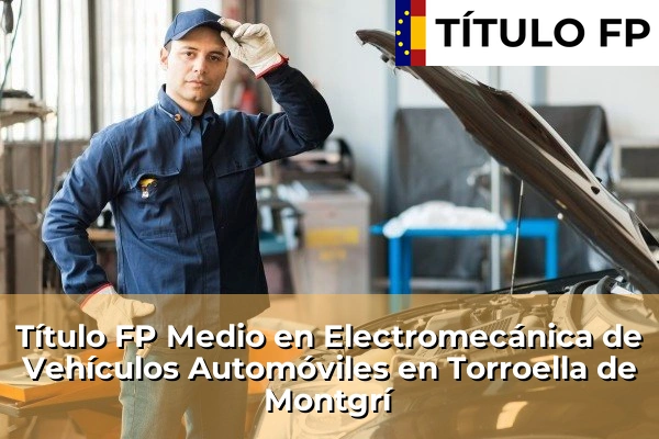 Título FP Medio en Electromecánica de Vehículos Automóviles en Torroella de Montgrí