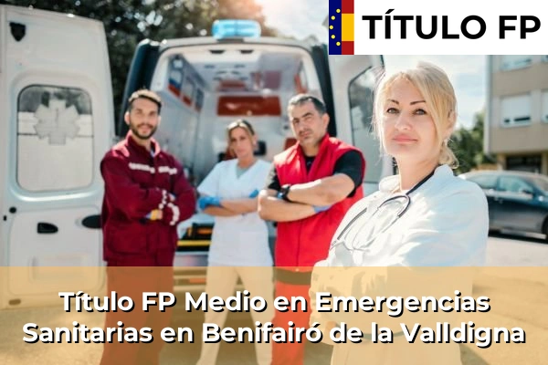 Título FP Medio en Emergencias Sanitarias en Comunidad Valenciana 66 Título FP Medio en Emergencias Sanitarias en Benifairó de la Valldigna
