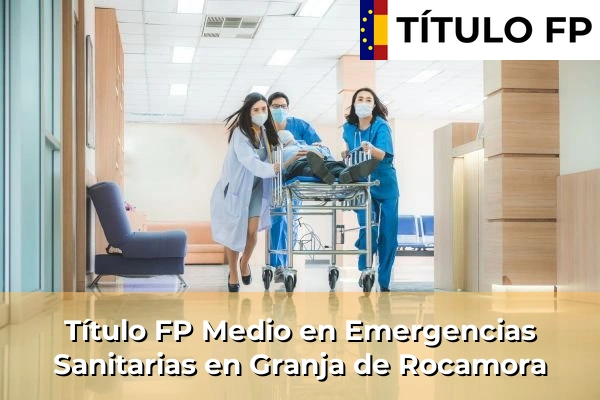 Título FP Medio en Emergencias Sanitarias en Comunidad Valenciana 151 Título FP Medio en Emergencias Sanitarias en Granja de Rocamora