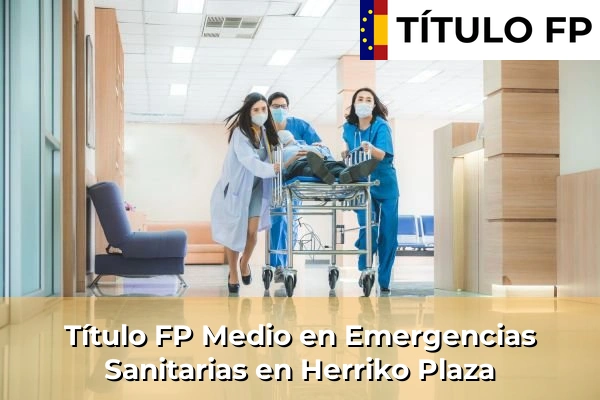 Título FP Medio en Emergencias Sanitarias en País Vasco 56 Título FP Medio en Emergencias Sanitarias en Herriko Plaza
