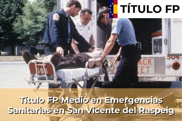 Título FP Medio en Emergencias Sanitarias en Comunidad Valenciana 267 Título FP Medio en Emergencias Sanitarias en San Vicente del Raspeig