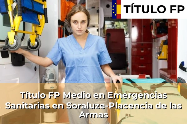 Título FP Medio en Emergencias Sanitarias en País Vasco 107 Título FP Medio en Emergencias Sanitarias en Soraluze-Placencia de las Armas