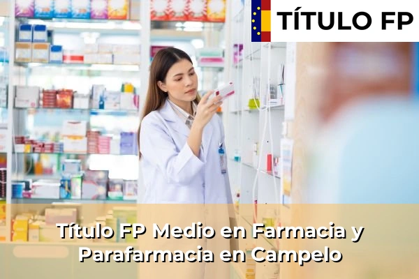 Título FP Medio en Farmacia y Parafarmacia en Campelo