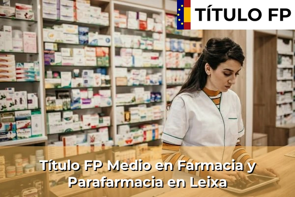 Título FP Medio en Farmacia y Parafarmacia en Leixa