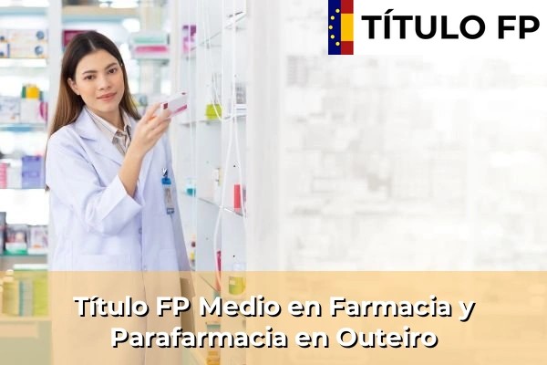 Título FP Medio en Farmacia y Parafarmacia en Galicia 121 Título FP Medio en Farmacia y Parafarmacia en Outeiro