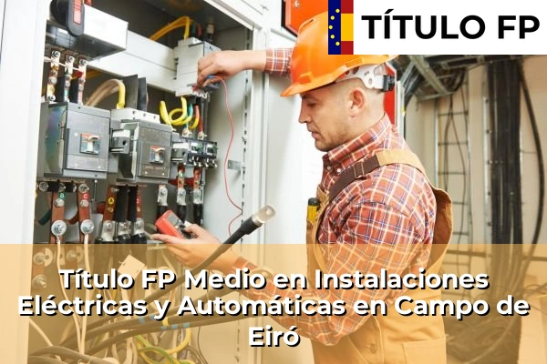 Título FP Medio en Instalaciones Eléctricas y Automáticas en Galicia 58 Título FP Medio en Instalaciones Eléctricas y Automáticas en Campo de Eiró