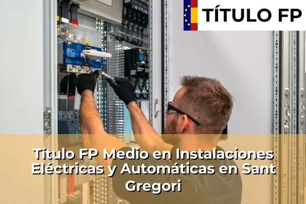 Título FP Medio en Instalaciones Eléctricas y Automáticas en Sant Gregori