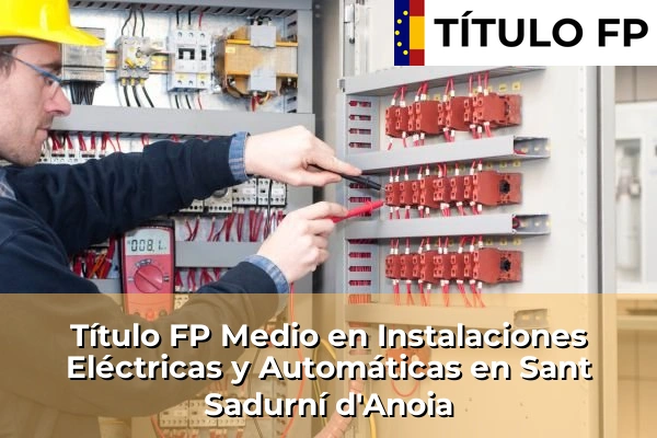 Título FP Medio en Instalaciones Eléctricas y Automáticas en Sant Sadurní d'Anoia