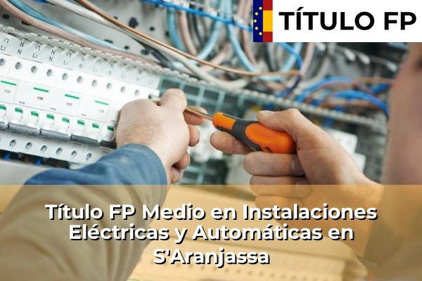 Título FP Medio en Instalaciones Eléctricas y Automáticas en S'Aranjassa