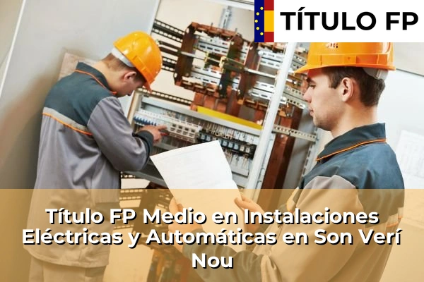 Título FP Medio en Instalaciones Eléctricas y Automáticas en Son Verí Nou