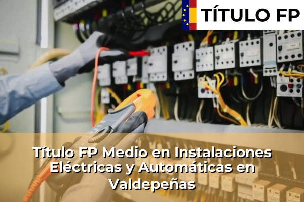 Título FP Medio en Instalaciones Eléctricas y Automáticas en Valdepeñas