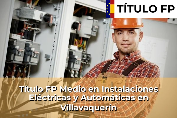 Título FP Medio en Instalaciones Eléctricas y Automáticas en Villavaquerín