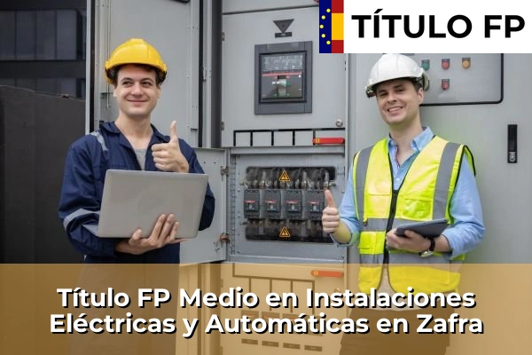 Título FP Medio en Instalaciones Eléctricas y Automáticas en Zafra