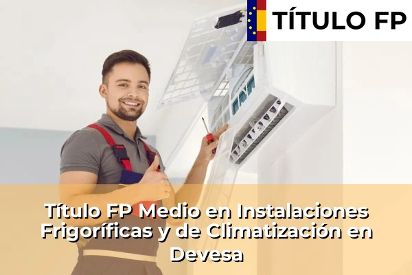 Título FP Medio en Instalaciones Frigoríficas y de Climatización en Galicia 76 Título FP Medio en Instalaciones Frigoríficas y de Climatización en Devesa