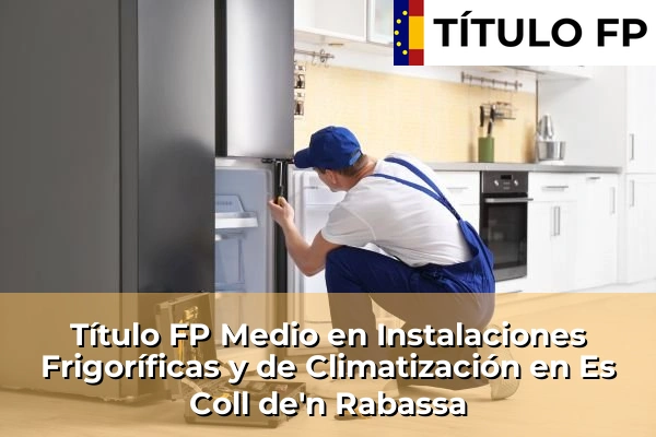 Título FP Medio en Instalaciones Frigoríficas y de Climatización en Es Coll de'n Rabassa
