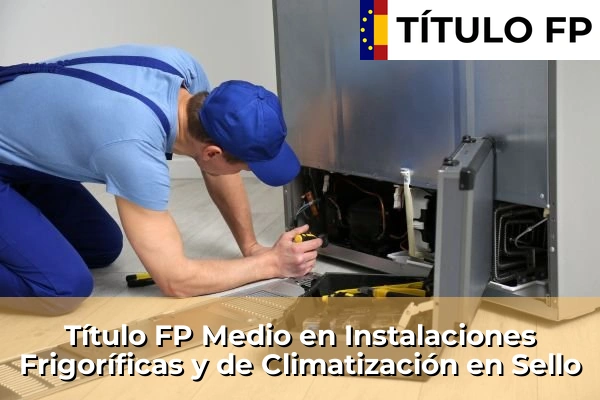 Título FP Medio en Instalaciones Frigoríficas y de Climatización en Galicia 147 Título FP Medio en Instalaciones Frigoríficas y de Climatización en Sello