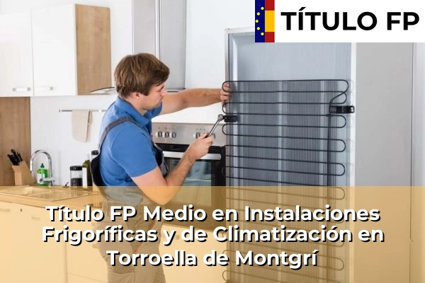 Título FP Medio en Instalaciones Frigoríficas y de Climatización en Cataluña 204 Título FP Medio en Instalaciones Frigoríficas y de Climatización en Torroella de Montgrí