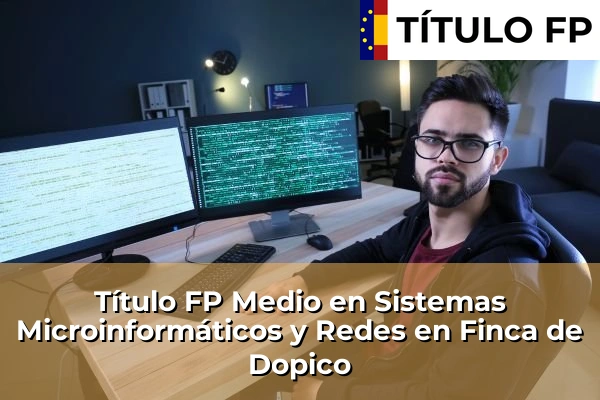 Título FP Medio en Sistemas Microinformáticos y Redes en Finca de Dopico