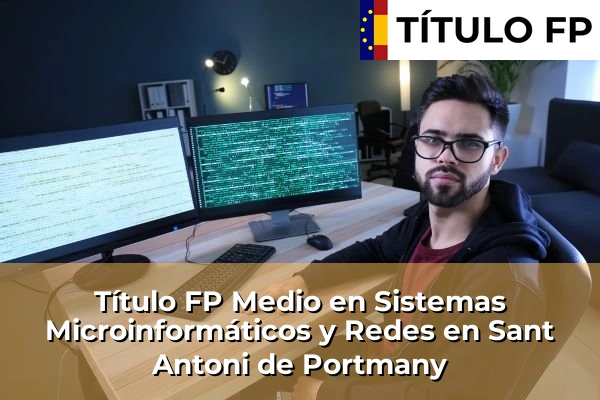 Título FP Medio en Sistemas Microinformáticos y Redes en Sant Antoni de Portmany
