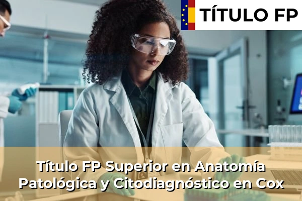 Título FP Superior en Anatomía Patológica y Citodiagnóstico en Cox