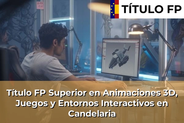 Título FP Superior en Animaciones 3D, Juegos y Entornos Interactivos en Candelaria