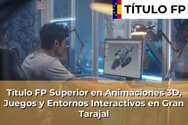 Título FP Superior en Animaciones 3D, Juegos y Entornos Interactivos en Gran Tarajal