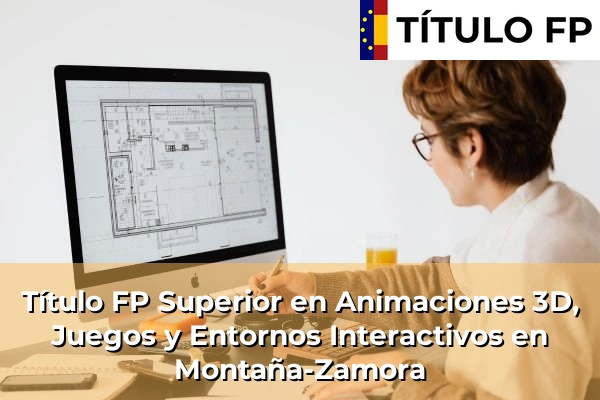 Título FP Superior en Animaciones 3D, Juegos y Entornos Interactivos en Montaña-Zamora