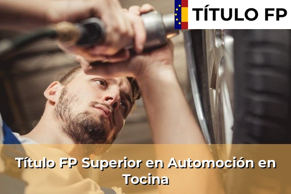 Título FP Superior en Automoción en Tocina