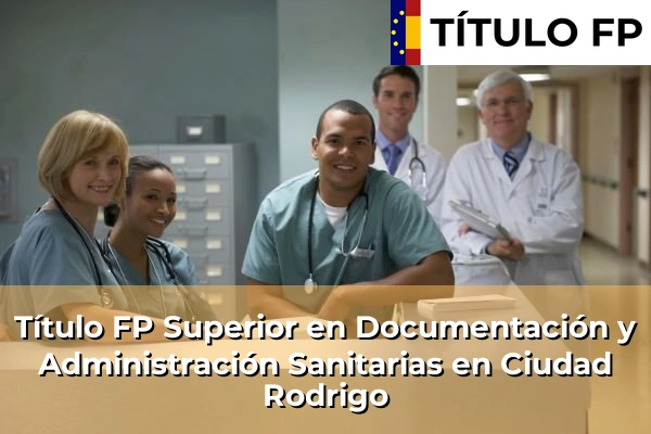 Título FP Superior en Documentación y Administración Sanitarias en Castilla y León 25 Título FP Superior en Documentación y Administración Sanitarias en Ciudad Rodrigo