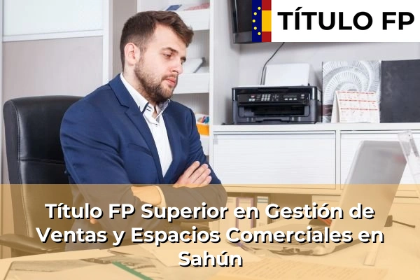 Título FP Superior en Gestión de Ventas y Espacios Comerciales en Sahún