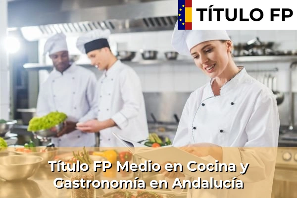 Título FP Medio en Cocina y Gastronomía en Andalucía