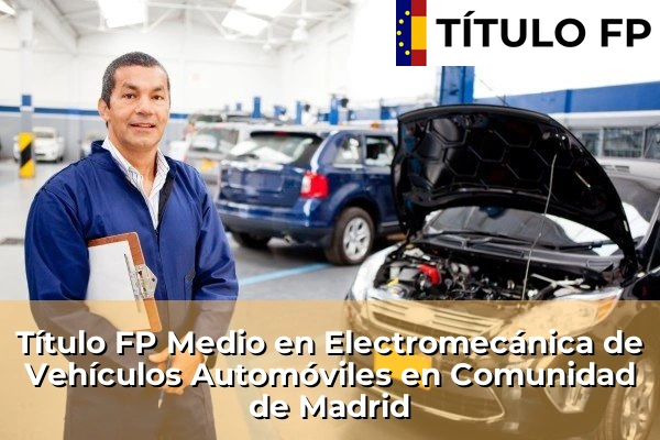 Título FP Medio en Electromecánica de Vehículos Automóviles en Comunidad de Madrid