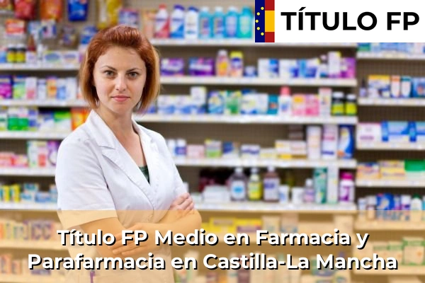 Título FP Medio en Farmacia y Parafarmacia en Castilla-La Mancha