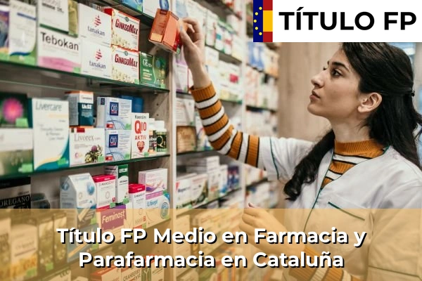 Título FP Medio en Farmacia y Parafarmacia en Cataluña