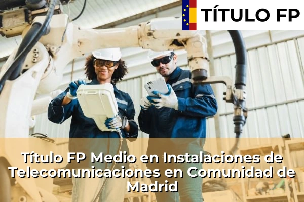 Título FP Medio en Instalaciones de Telecomunicaciones en Comunidad de Madrid