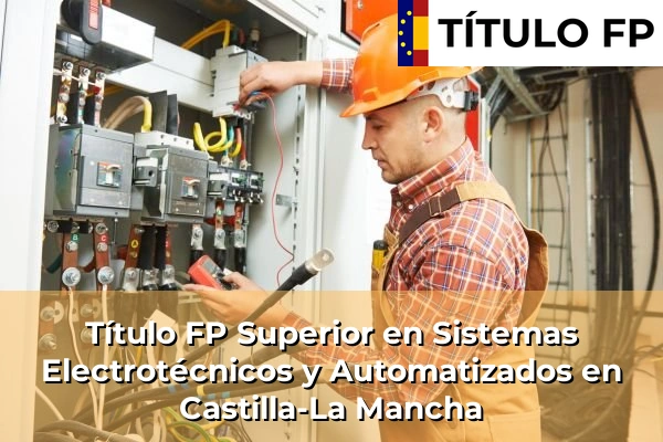 Título FP Superior en Sistemas Electrotécnicos y Automatizados en Castilla-La Mancha